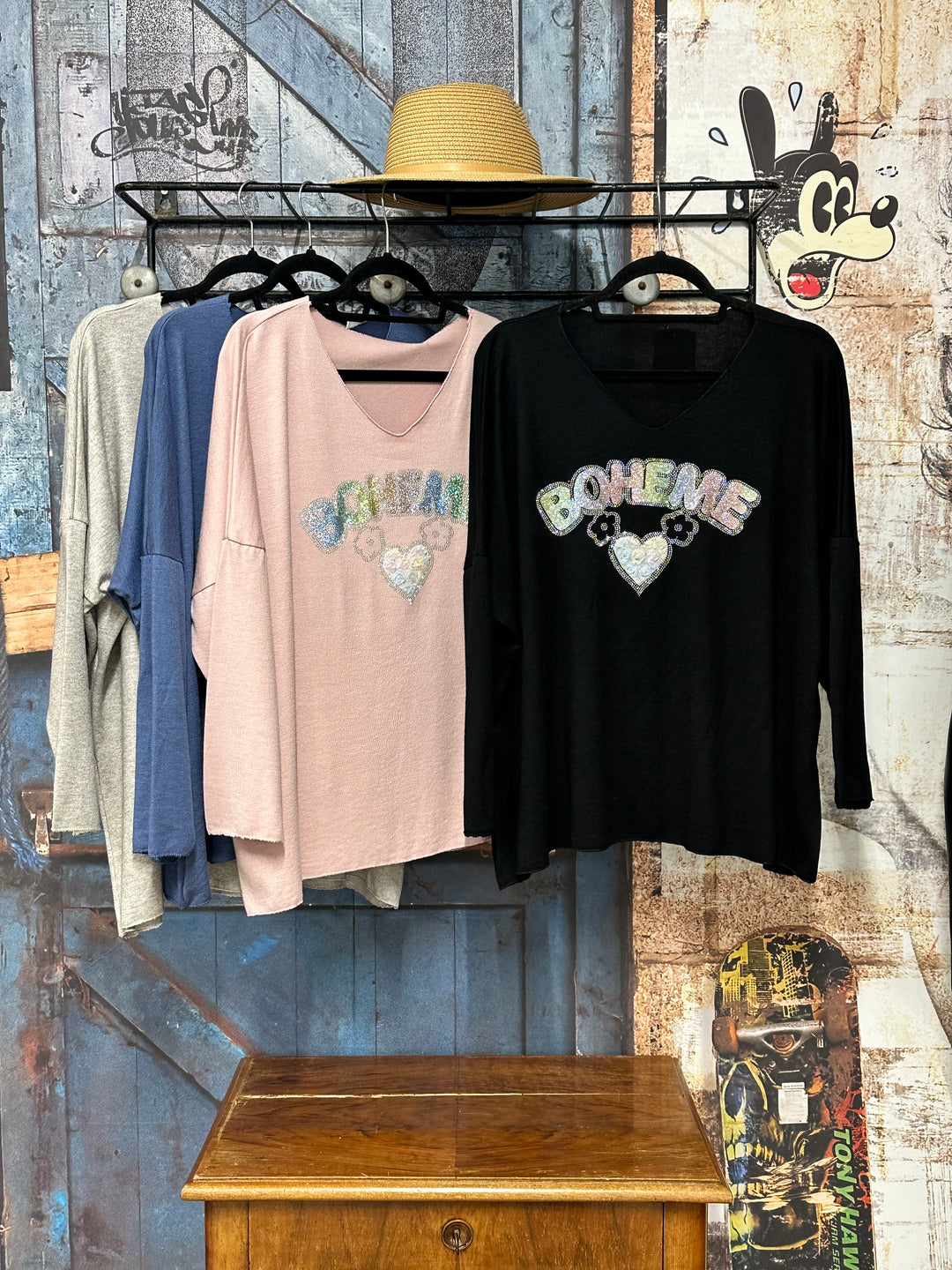 Pull col V "Bohème" (42/46) MADE IN ITALY