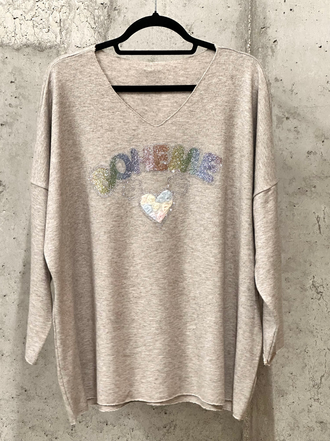 Pull col V "Bohème" (42/46) MADE IN ITALY