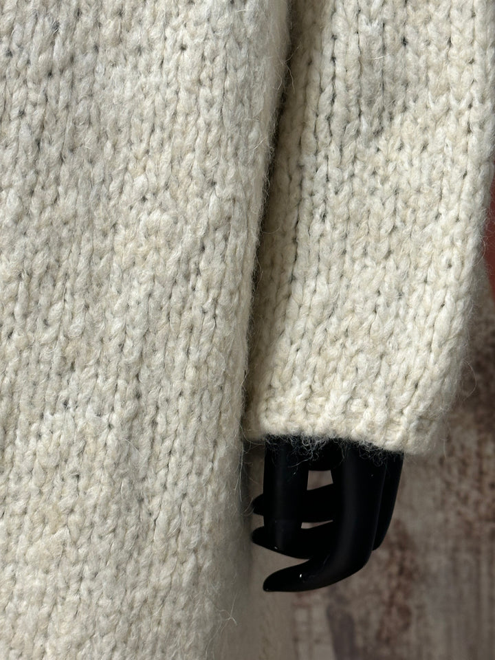 Gilet long à capuche en maille  (40/46) MADE IN ITALY