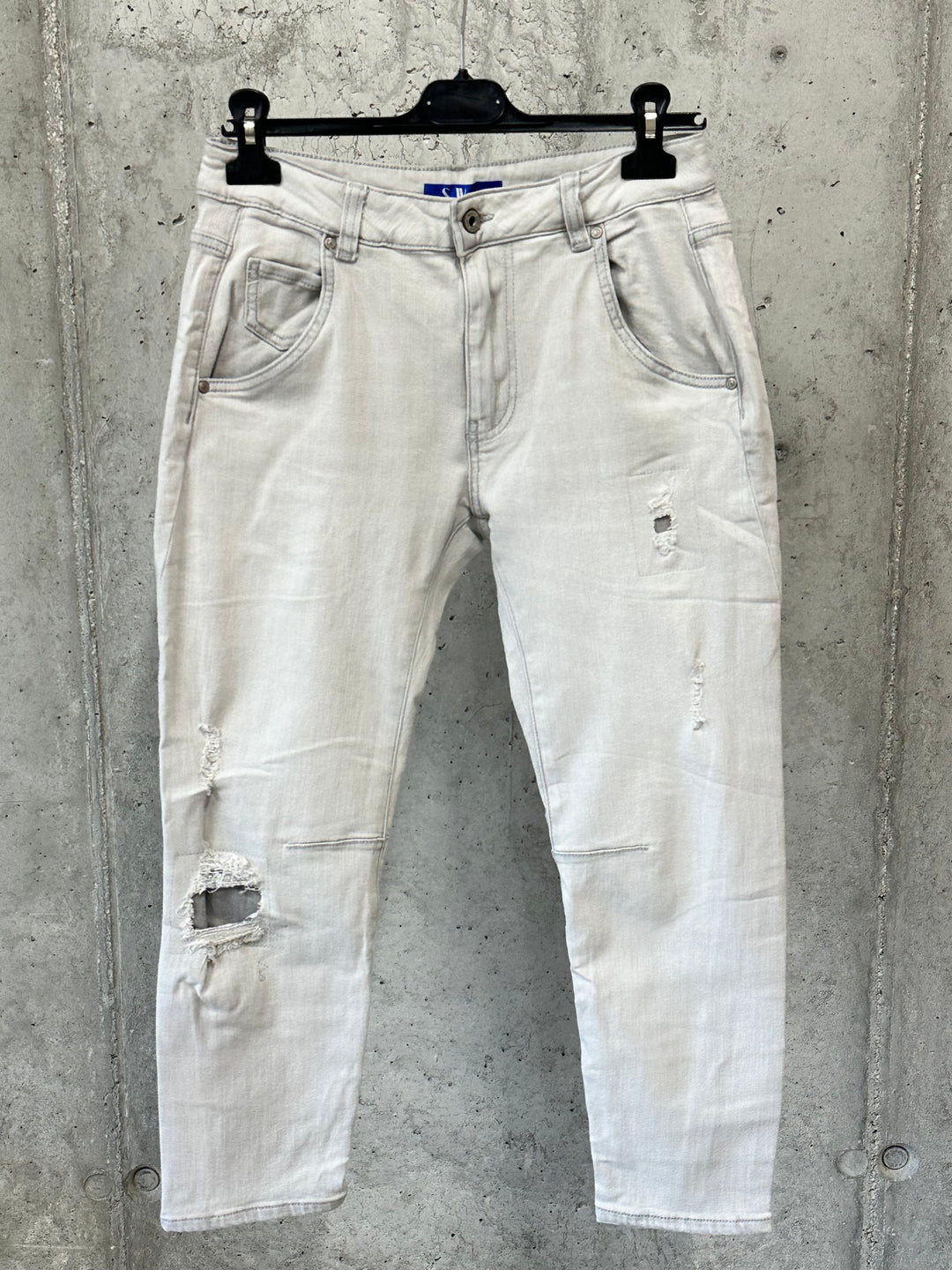 Jean gris clair "Streetwear structuré" (S ➡️ XL)