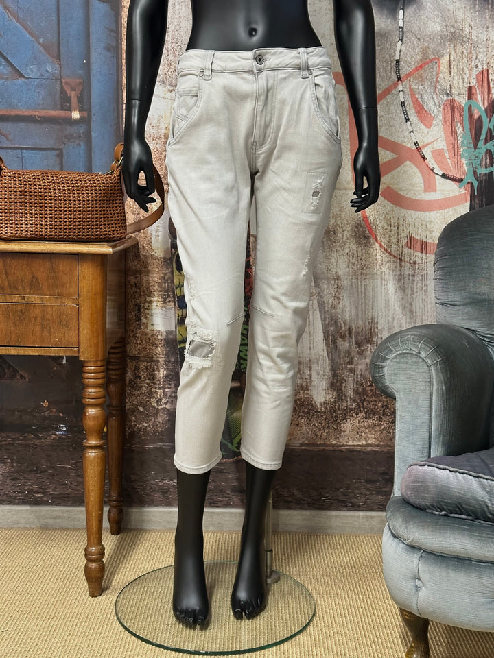 Jean gris clair "Streetwear structuré" (S ➡️ XL)