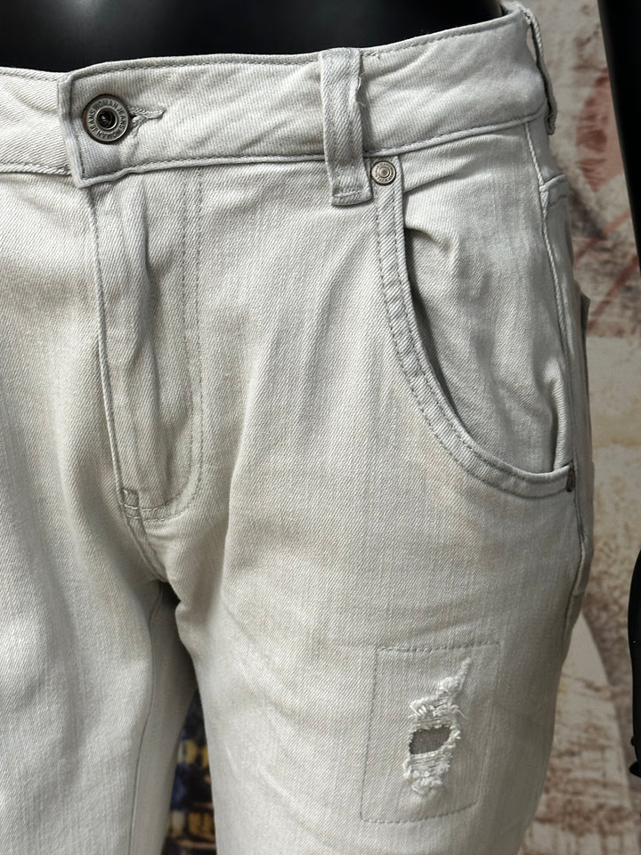 Jean gris clair "Streetwear structuré" (S ➡️ XL)