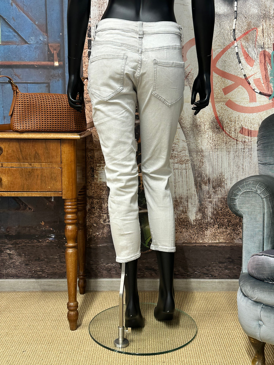 Jean gris clair "Streetwear structuré" (S ➡️ XL)