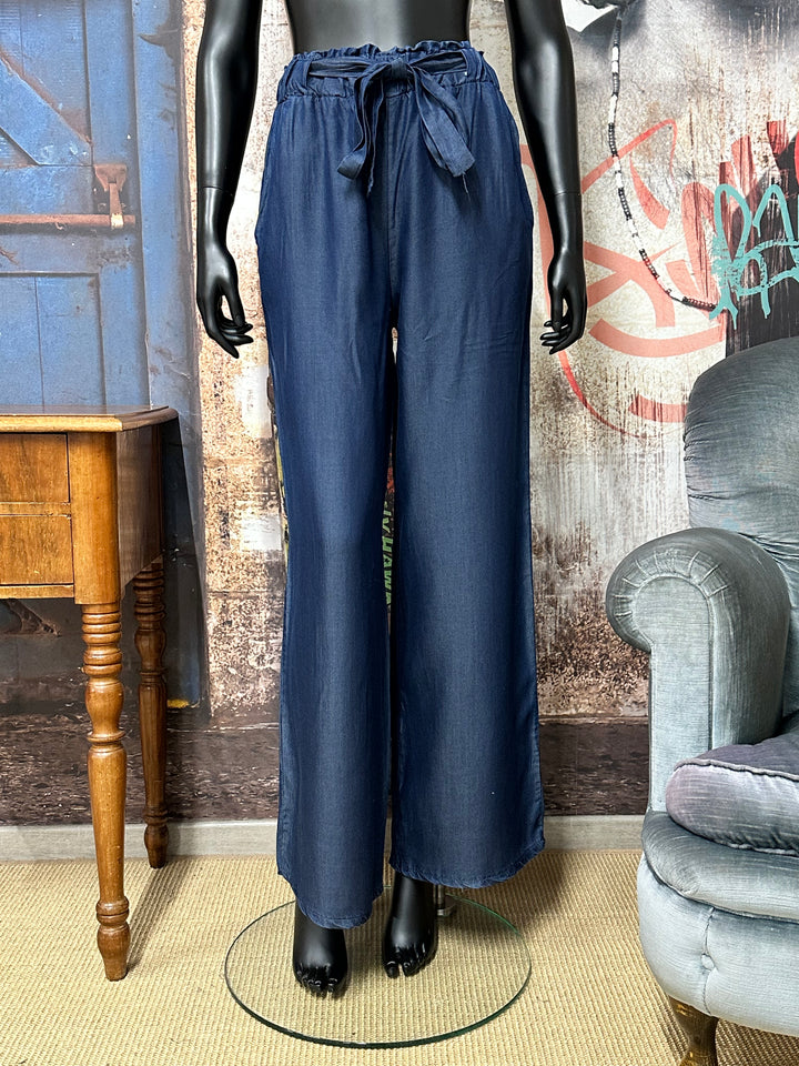 Pantalon taille élastique large & fluide (36/38) MADE IN ITALY