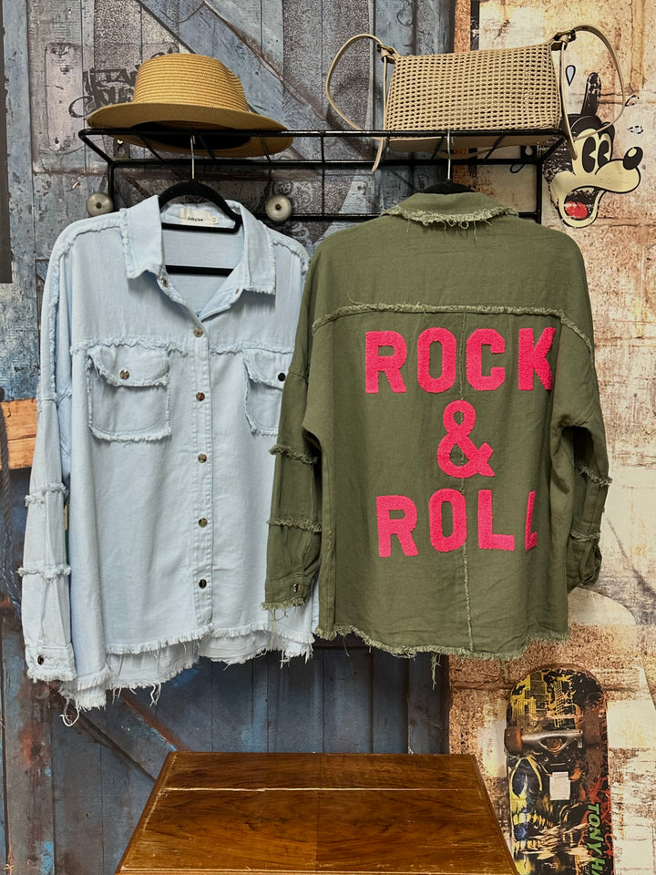 Jacke/Hemd aus 100 % Baumwolle „Rock & Roll” (40/46)