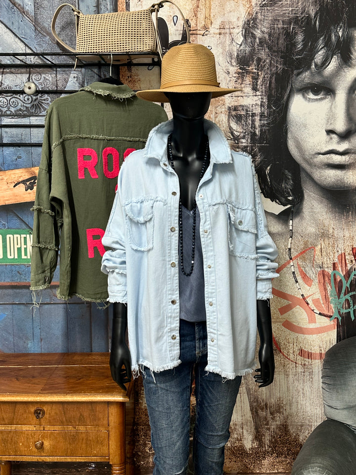 Jacke/Hemd aus 100 % Baumwolle „Rock & Roll” (40/46)