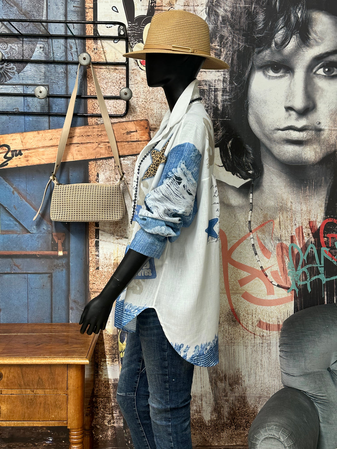 Chemisier streetwear "Mickey Mouse" (42/46) MADE IN ITALY