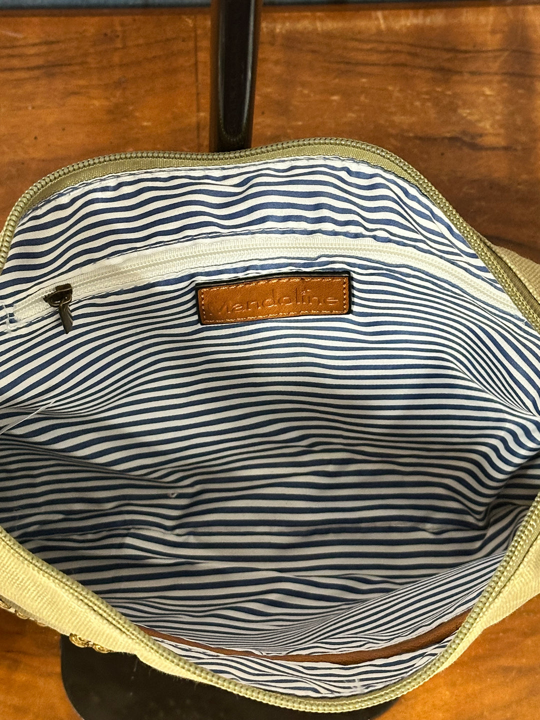 Sac pochette en toile enduite "LOVE"