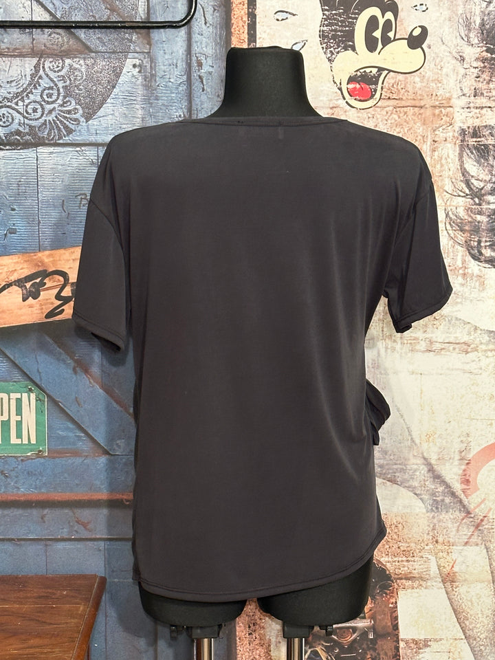 T-Shirt zum Binden antrazit