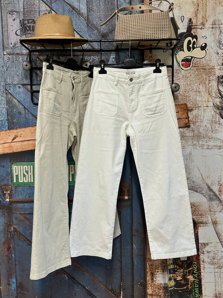 Jean Wide leg 7/8 « rétro et coupe confort » (36 ➡️ 44)