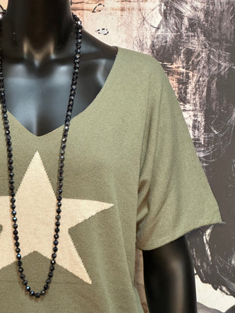 T-shirt en mailles fines 