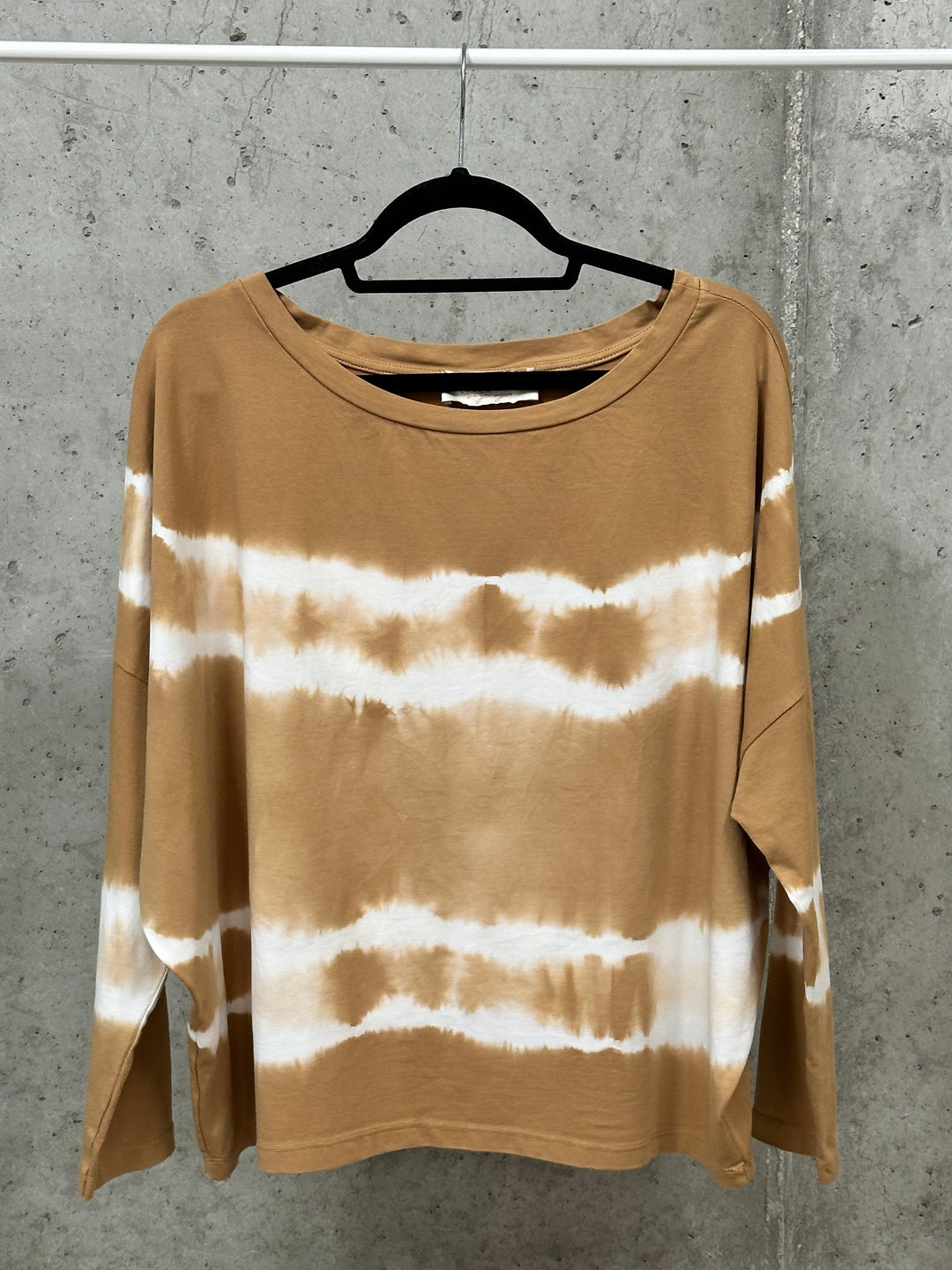 Leichter Pullover mit „Batik“-Print (38/42) MADE IN ITALY