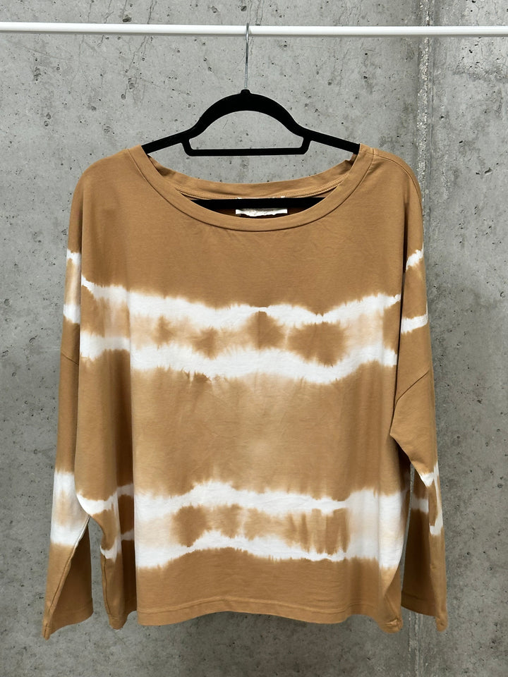 Leichter Pullover mit „Batik“-Print (38/42) MADE IN ITALY