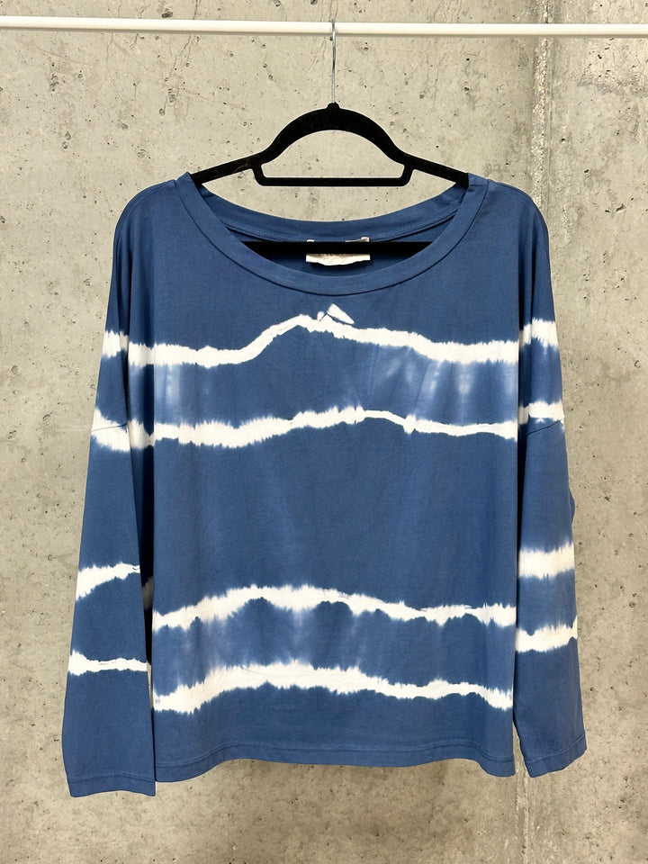 Leichter Pullover mit „Batik“-Print (38/42) MADE IN ITALY