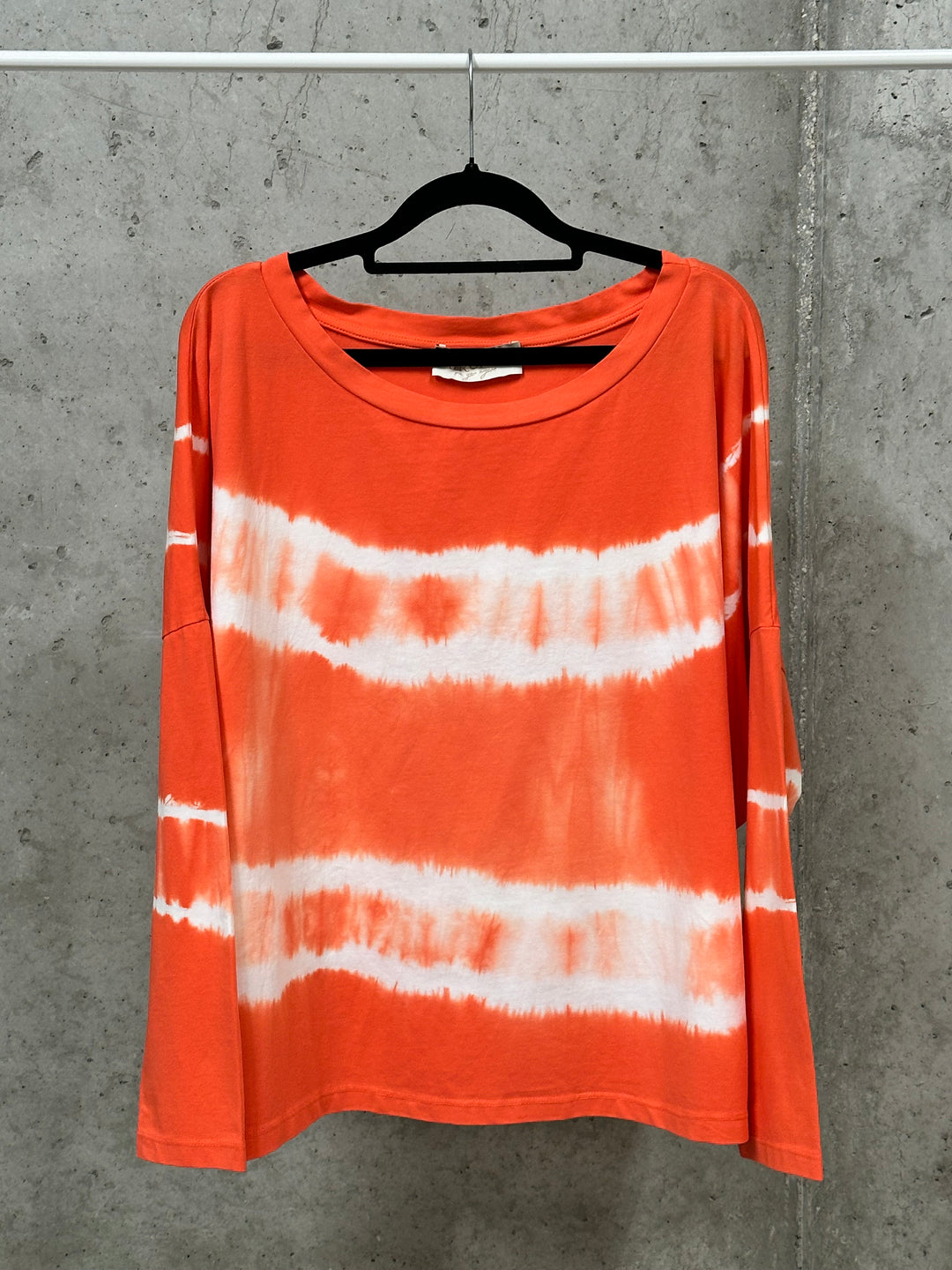 Leichter Pullover mit „Batik“-Print (38/42) MADE IN ITALY