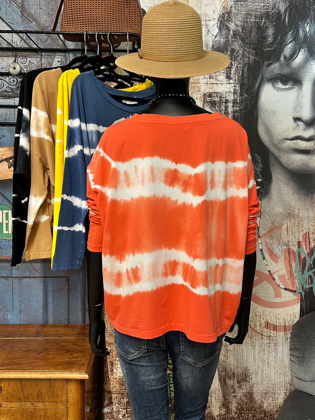 Leichter Pullover mit „Batik“-Print (38/42) MADE IN ITALY