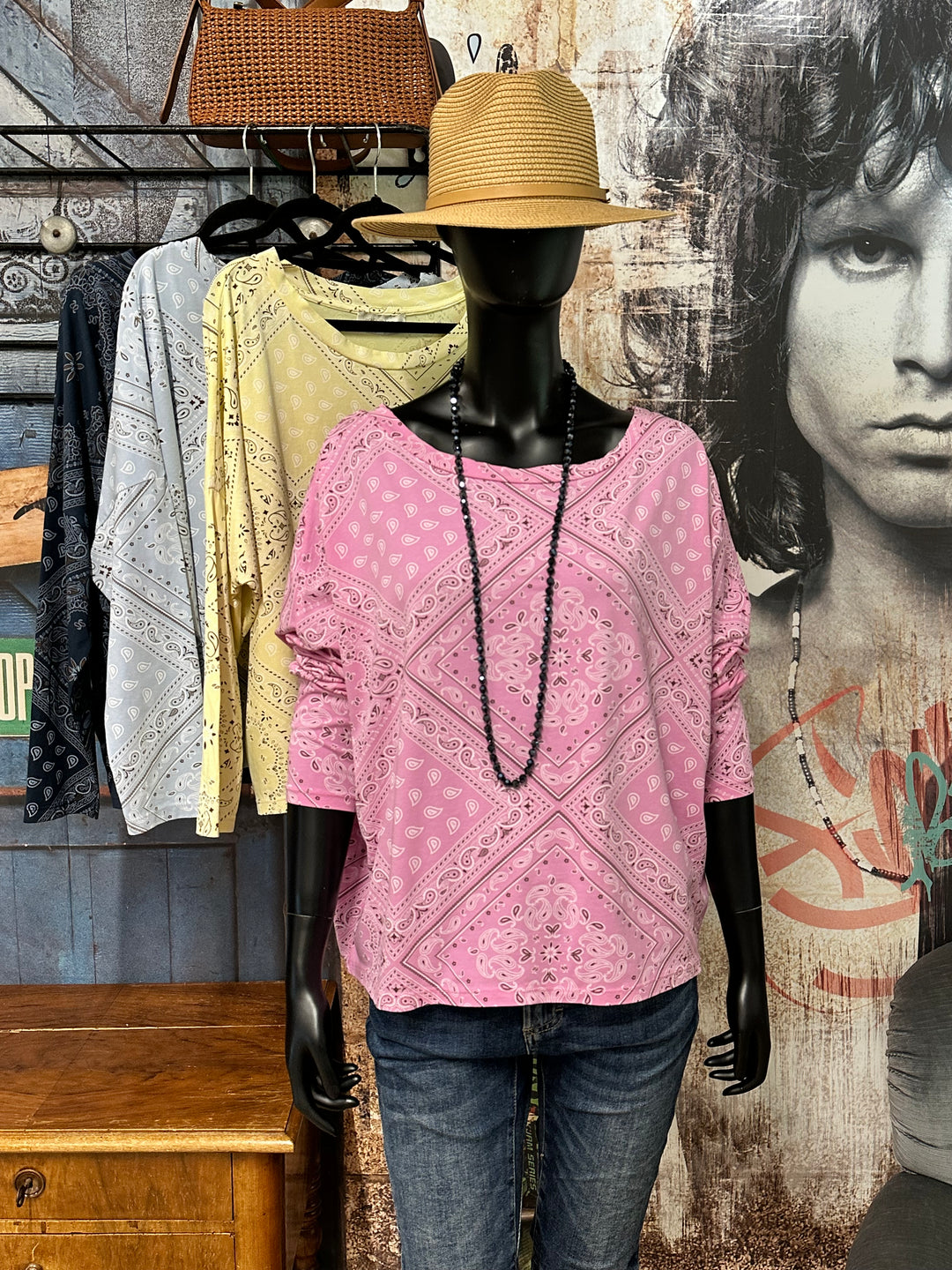 Leichter Pullover mit „Bandana“-Print (38/42) MADE IN ITALY