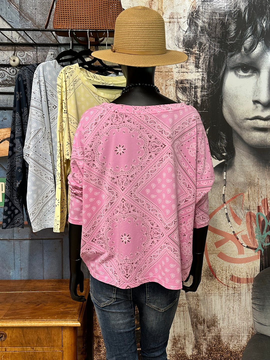 Leichter Pullover mit „Bandana“-Print (38/42) MADE IN ITALY