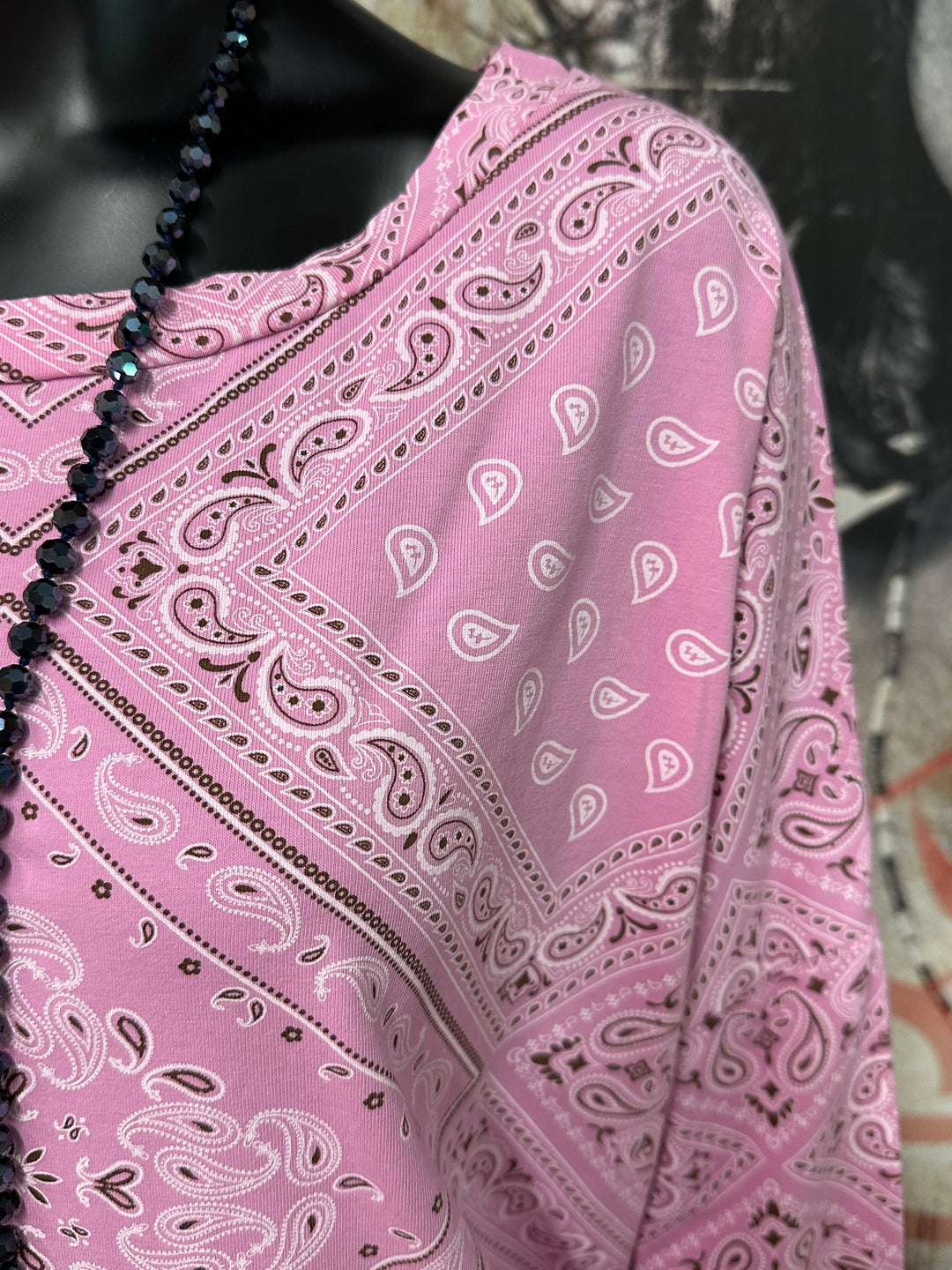 Leichter Pullover mit „Bandana“-Print (38/42) MADE IN ITALY