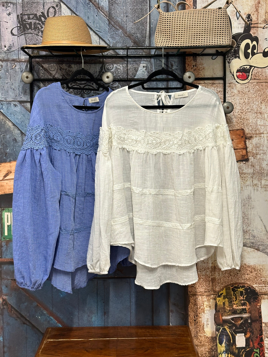 Bluse im Boho-Chic-Stil (38/42)
