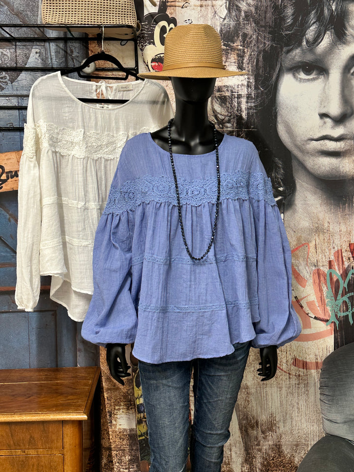 Bluse im Boho-Chic-Stil (38/42)