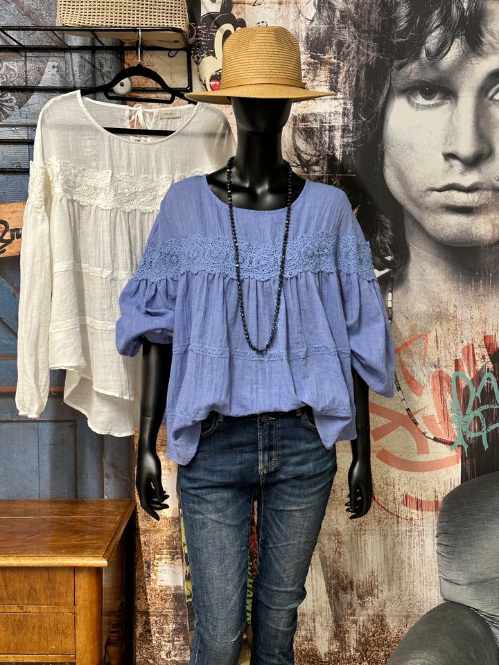 Bluse im Boho-Chic-Stil (38/42)