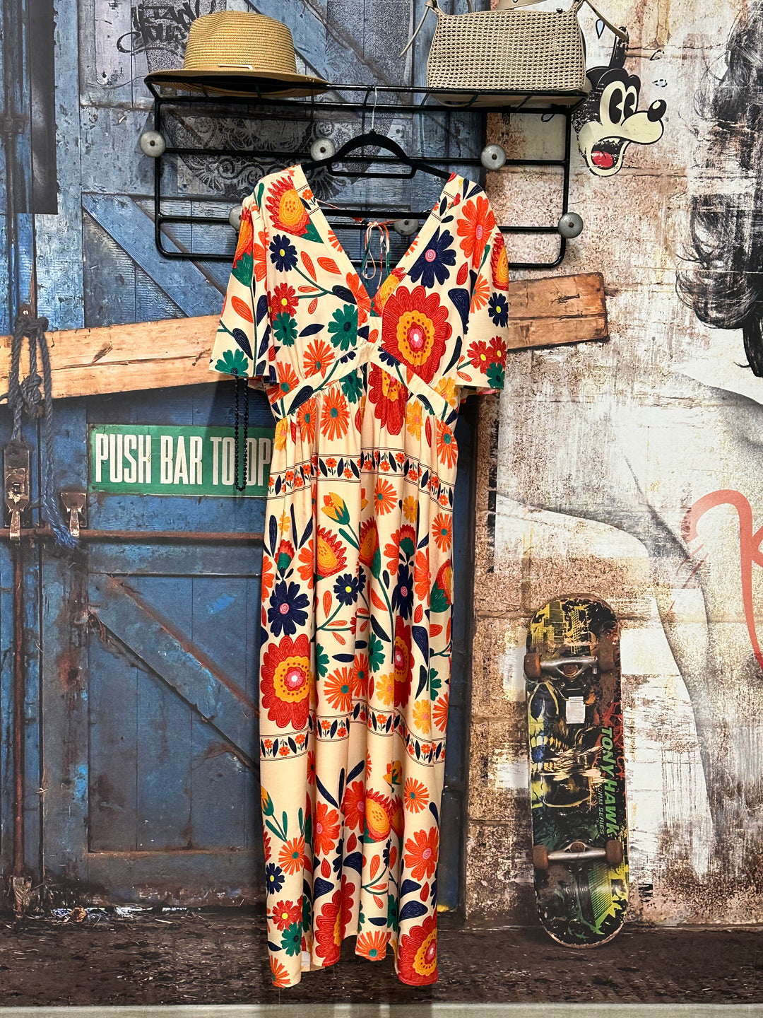 Robe longue fluide &amp; bohème multicolore (XL ➡️ 3XL)