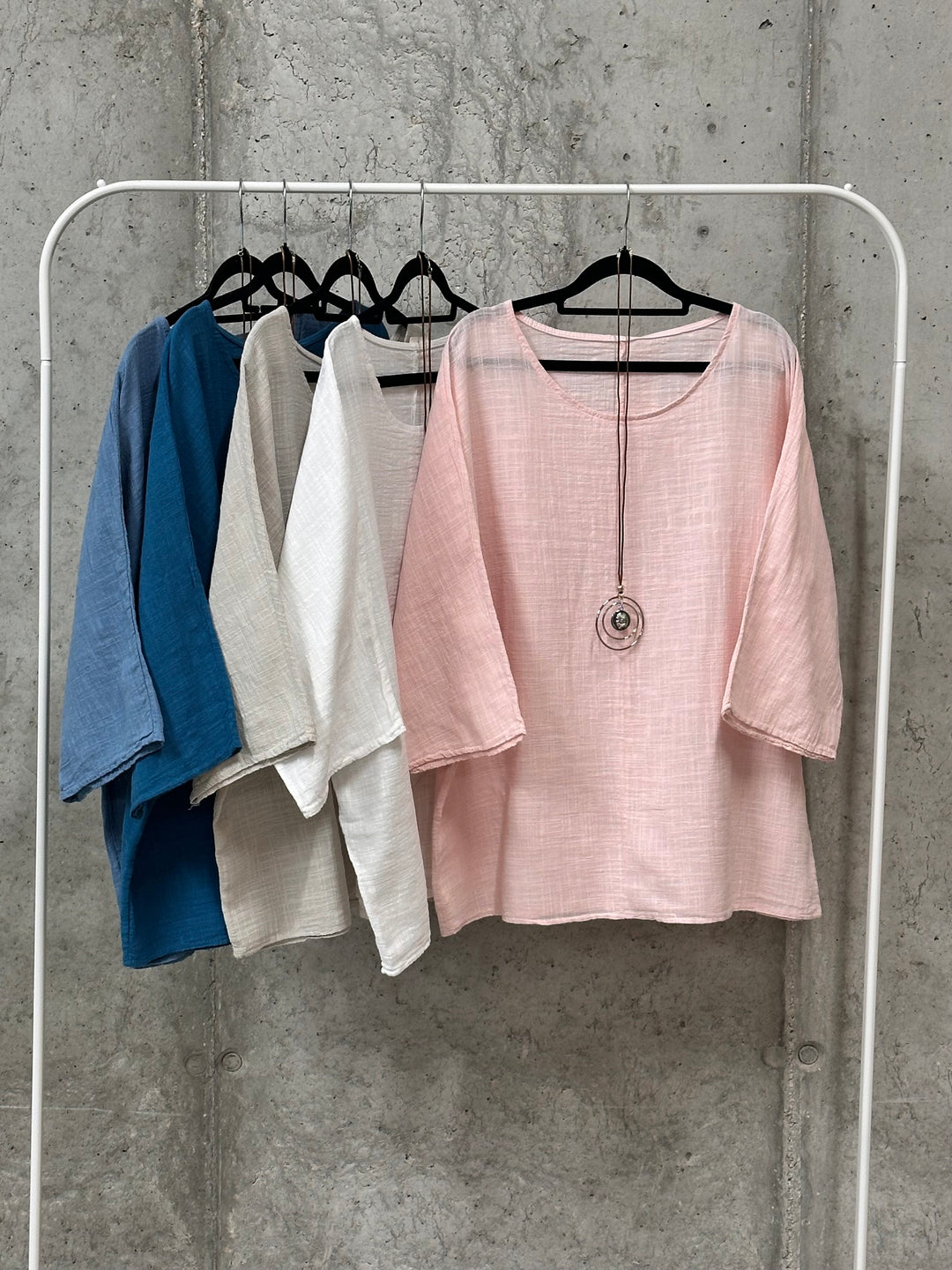 Oversize-Tunika aus 100 % Baumwolle (42/46) MADE IN ITALY