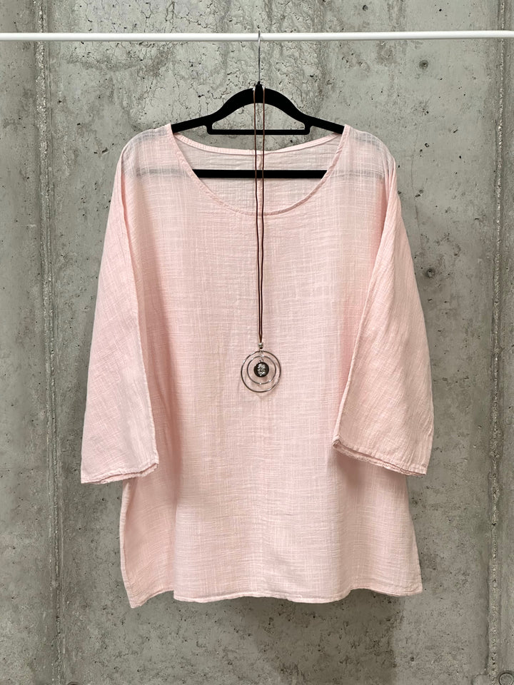 Oversize-Tunika aus 100 % Baumwolle (42/46) MADE IN ITALY