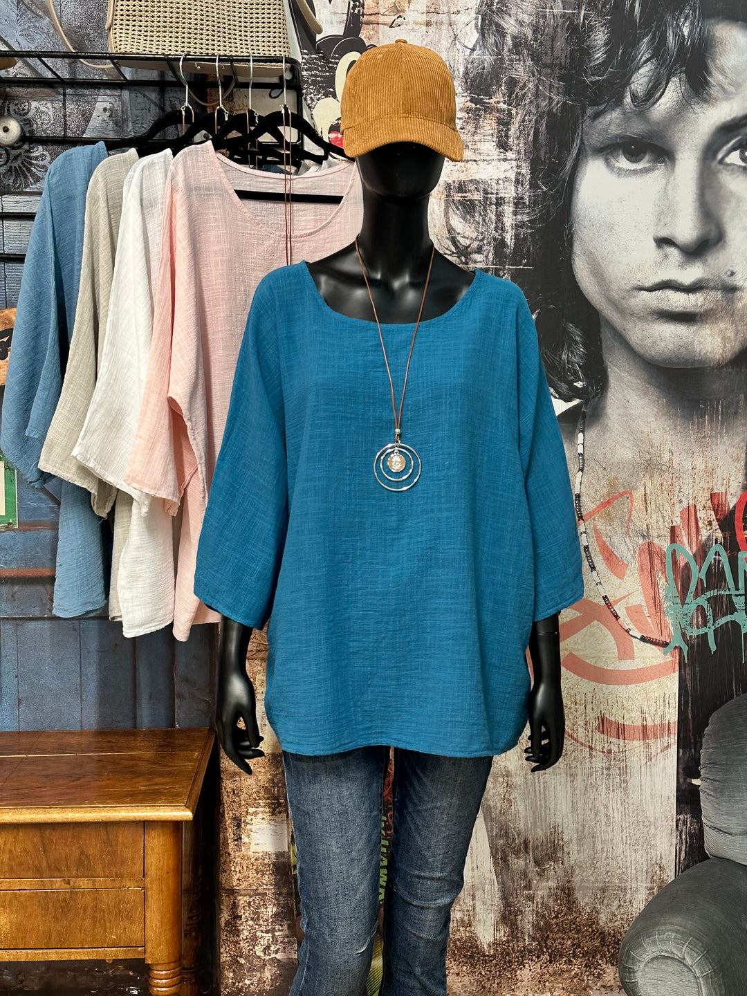 Oversize-Tunika aus 100 % Baumwolle (42/46) MADE IN ITALY