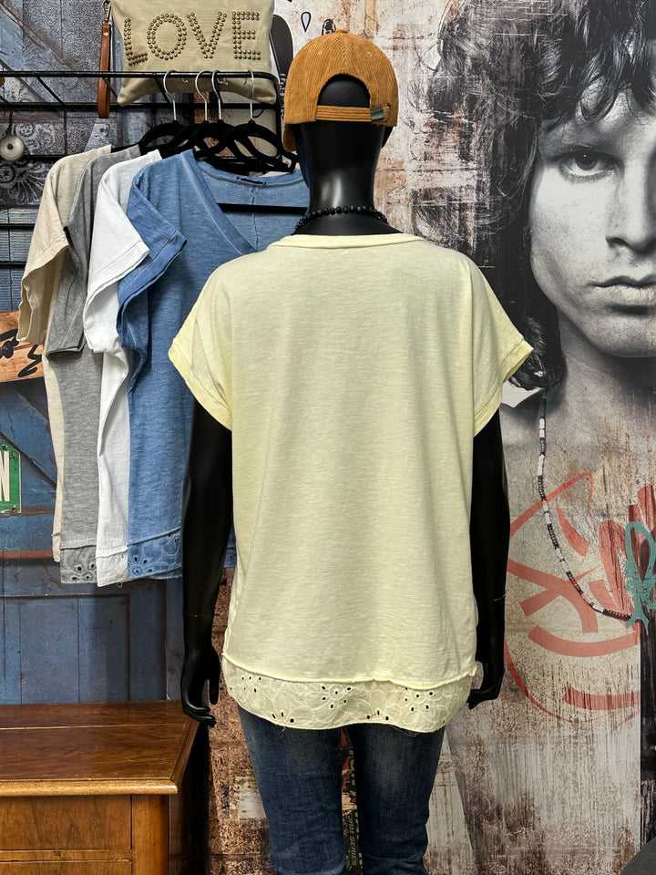 T-Shirt „Herz“ aus 100 % Baumwolle (38/42) MADE IN ITALY