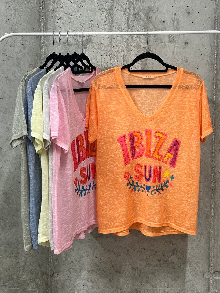 T-Shirt „IBIZA SUN“ (38/42) MADE IN ITALY