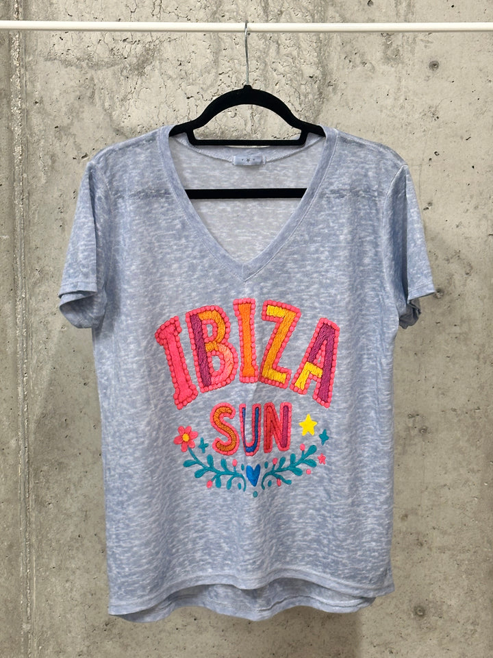 T-Shirt „IBIZA SUN“ (38/42) MADE IN ITALY