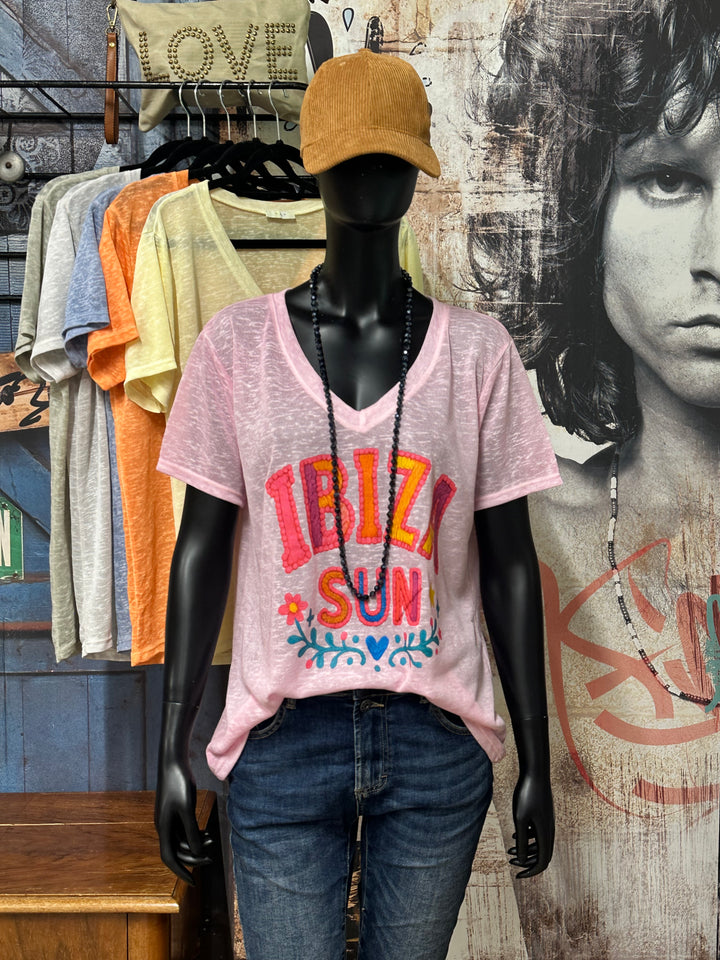 T-Shirt „IBIZA SUN“ (38/42) MADE IN ITALY