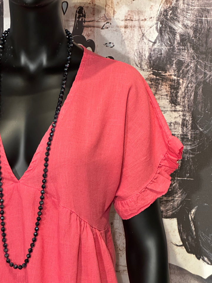Blouse bohème chic rose