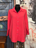 Chemise 100% coton framboise