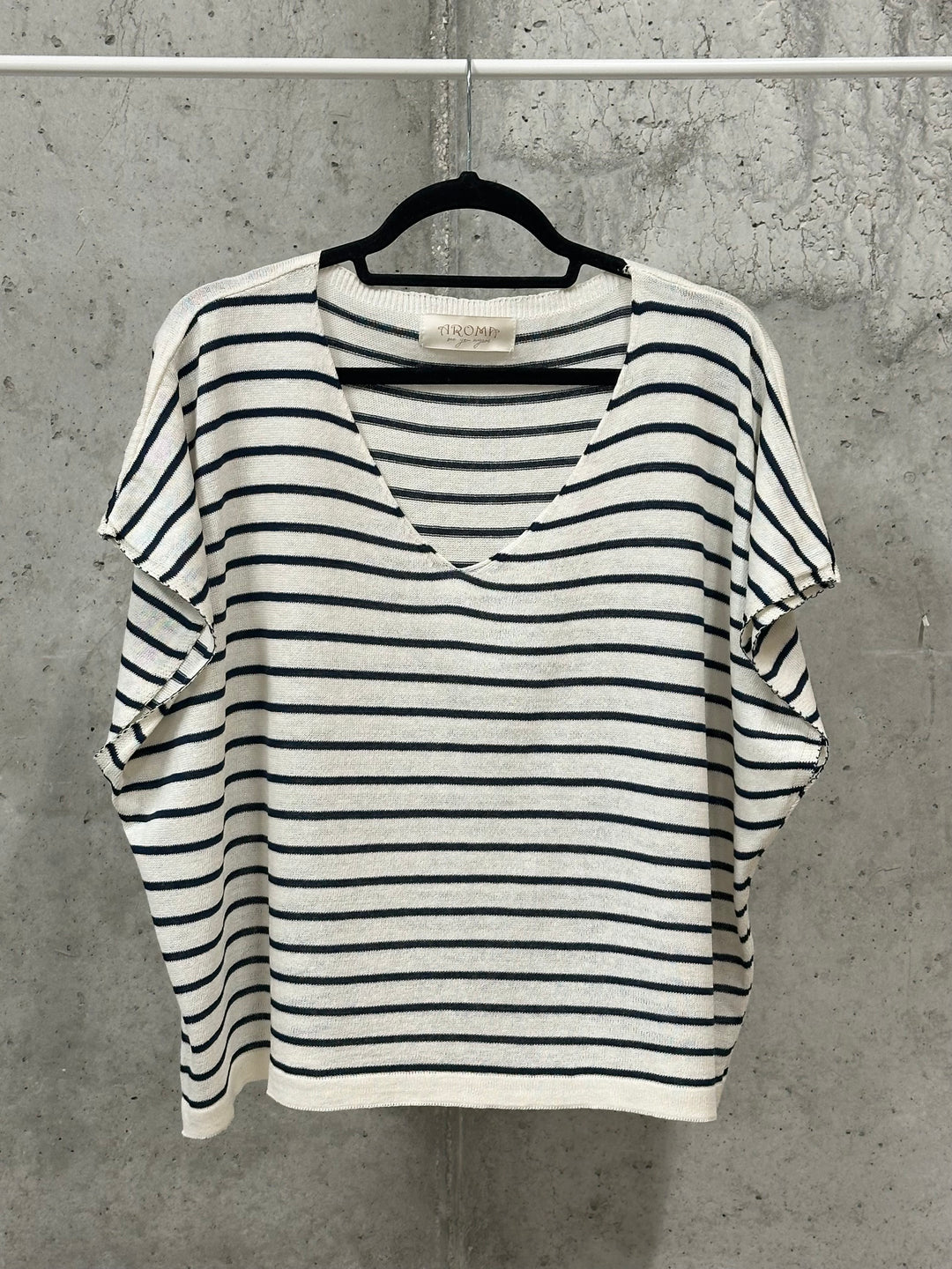 T-Shirt im Matrosen-Stil (38/44) aus 100 % Baumwolle, MADE IN ITALY