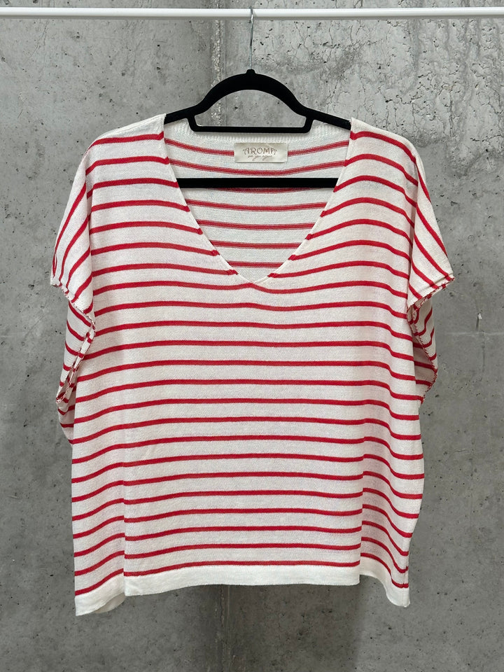 T-Shirt im Matrosen-Stil (38/44) aus 100 % Baumwolle, MADE IN ITALY