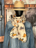 Foulard « chien » écru 100% naturel