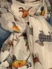 Foulard « chien » écru 100% naturel