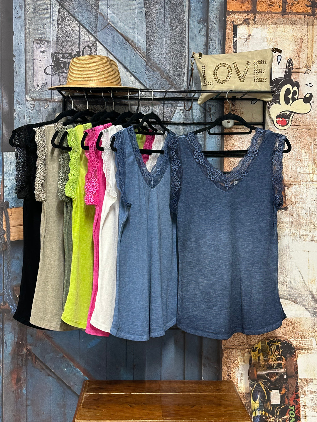 Spitzen-Top/Tanktop (38/44) MADE IN ITALY