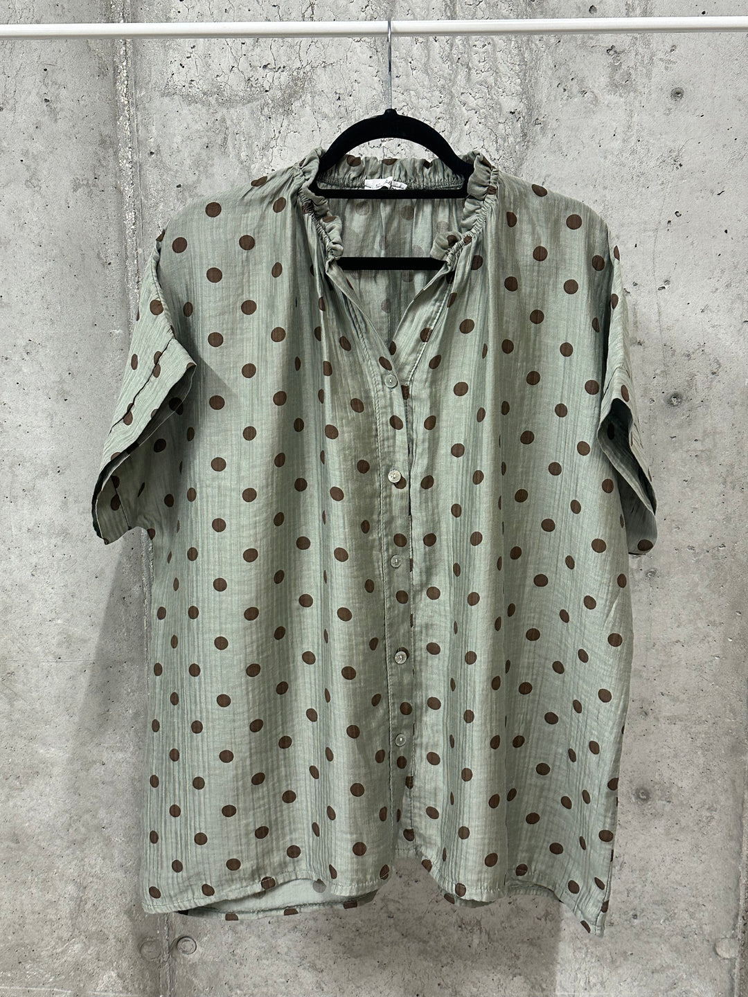 Tunique fluide & oversize à pois (42/48) MADE IN ITALY