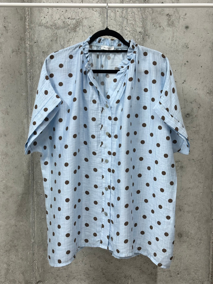 Tunique fluide & oversize à pois (42/48) MADE IN ITALY