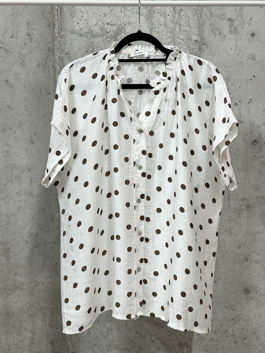 Tunique fluide & oversize à pois (42/48) MADE IN ITALY