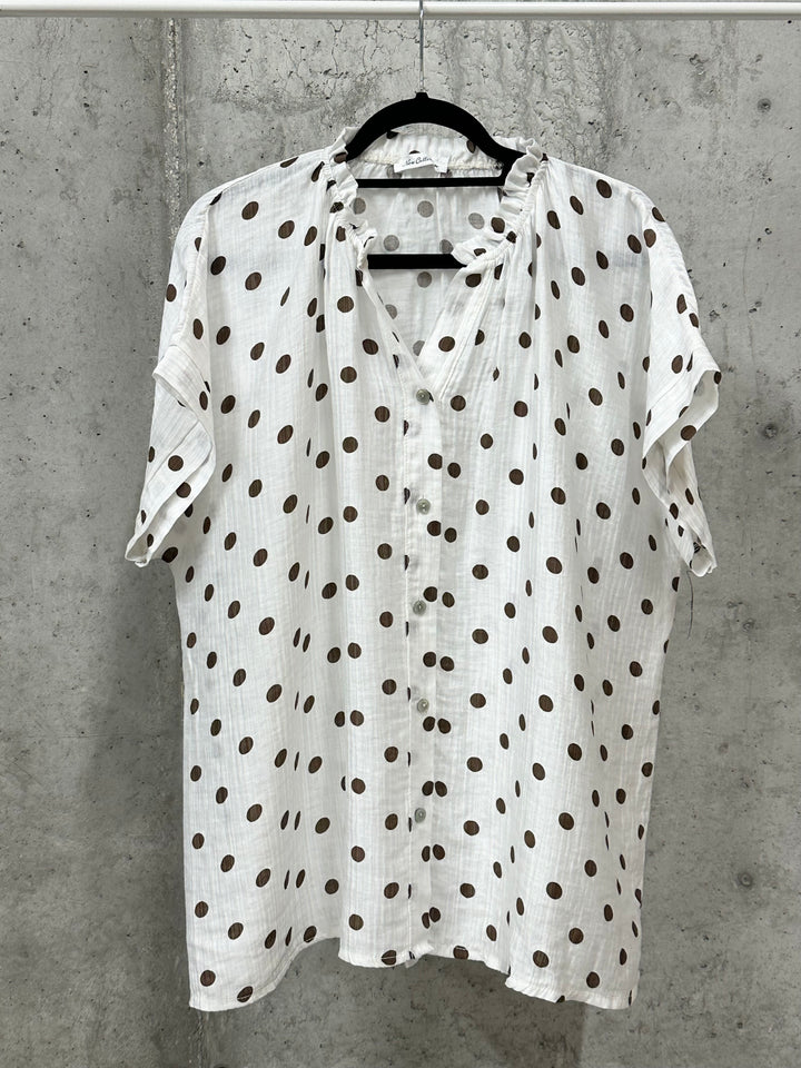Tunique fluide & oversize à pois (42/48) MADE IN ITALY