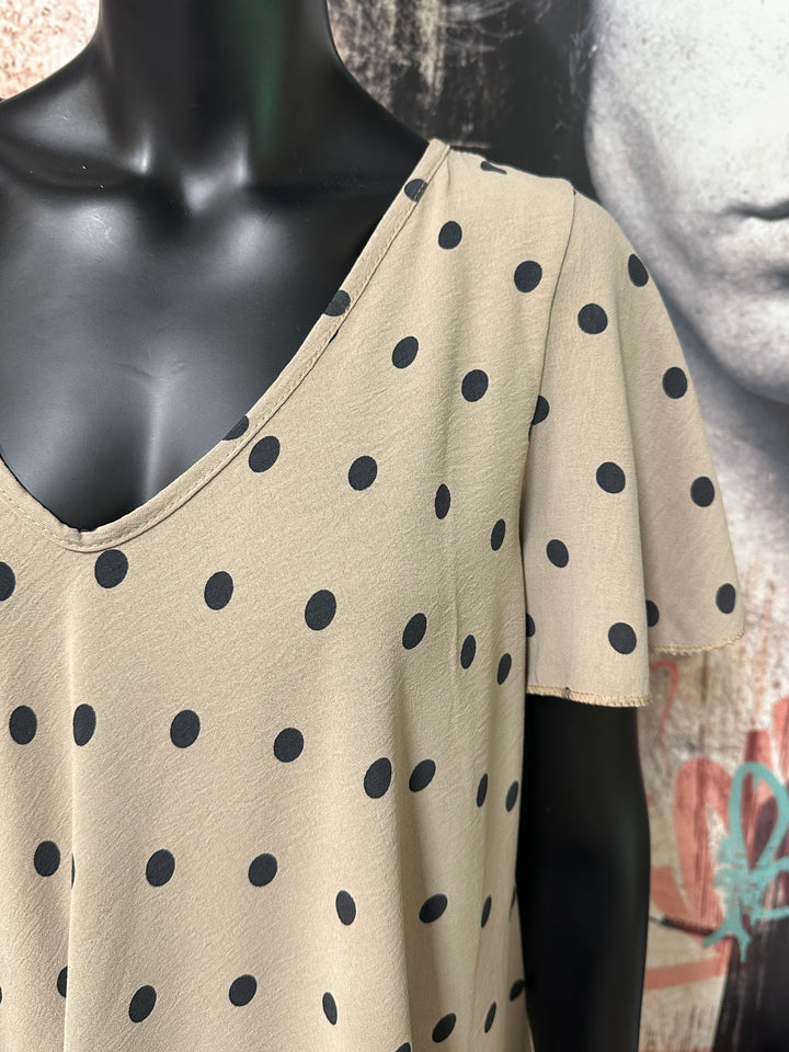 Tunique à pois "bohème - chic" (38/42) MADE IN ITALY