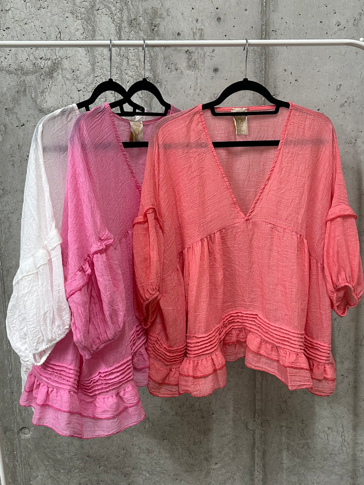 Blouse bohème "Aline" (38/44) MADE IN ITALY