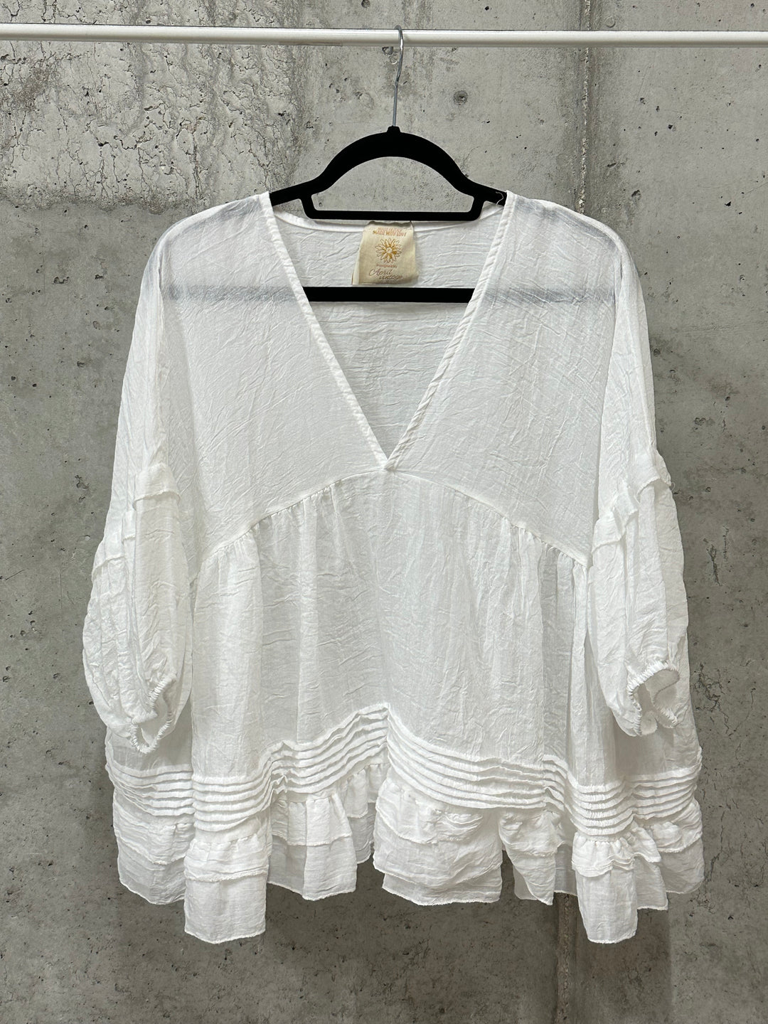 Blouse bohème "Aline" (38/44) MADE IN ITALY