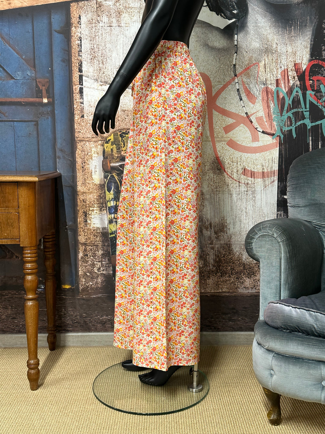 Pantalon "Flora" taille élastique (38/42) MADE IN ITALY