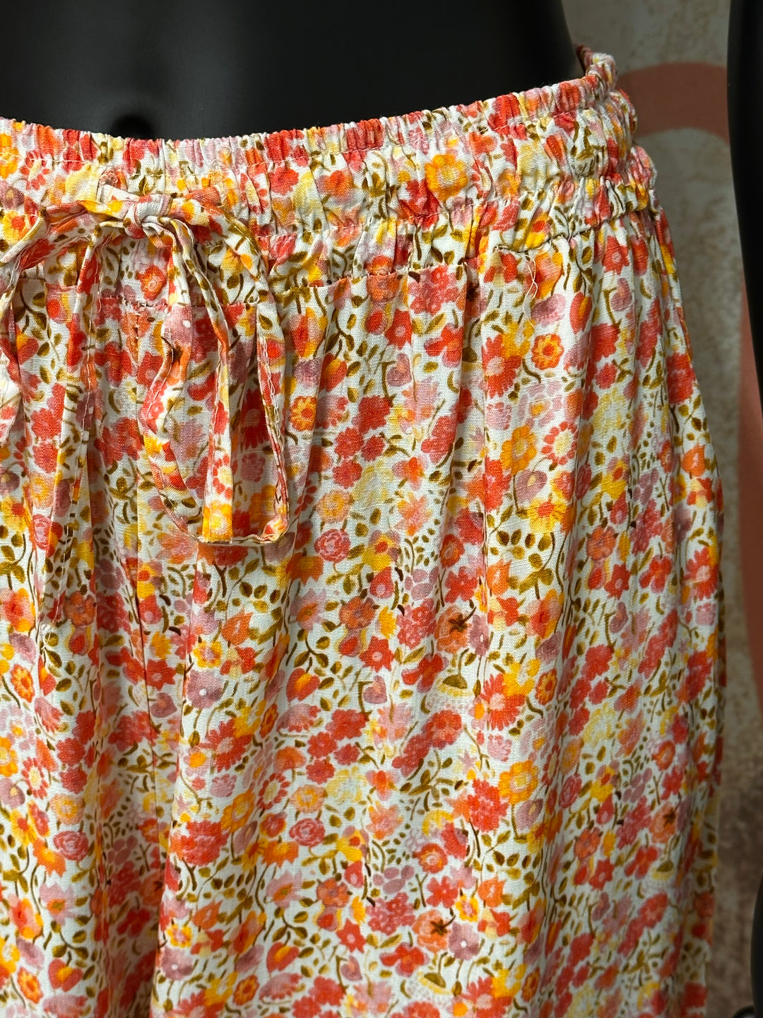 Pantalon "Flora" taille élastique (38/42) MADE IN ITALY